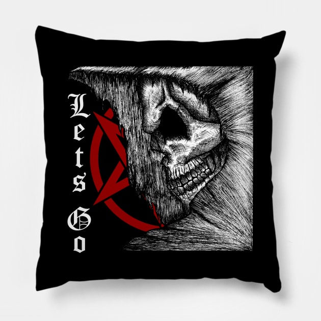 Let's Go Home Pillow by InkPerspective