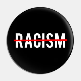 no to racsim Pin