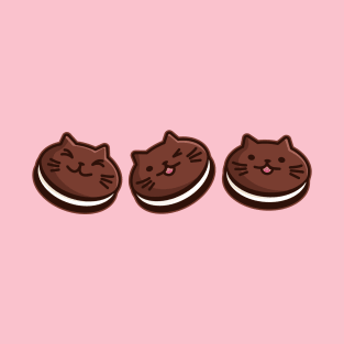 Kawaii Cats Cookies T-Shirt