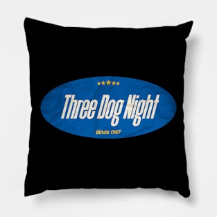 Vintage Three Dog Night Pillow