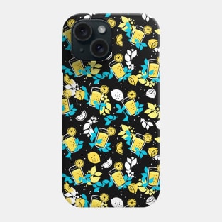 Lemon and Lemonade Pattern Phone Case