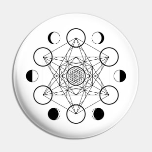 Metatron's Cube | Sacred Geometry Pin