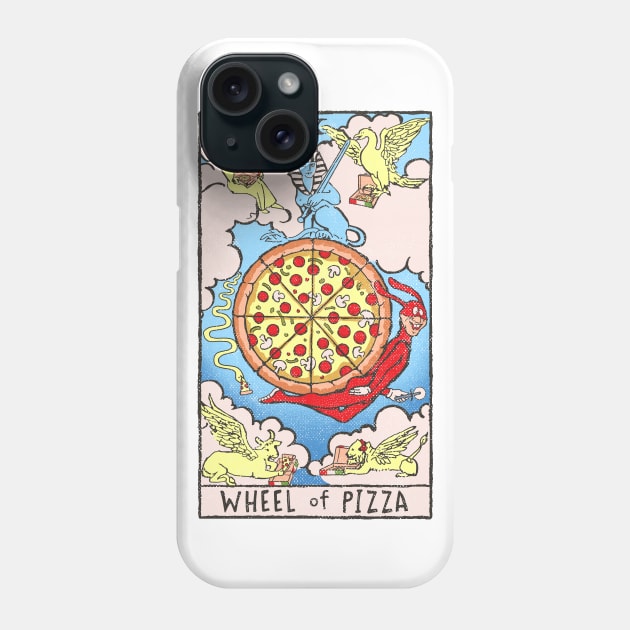 WHEEL of PIZZA Phone Case by kookylove