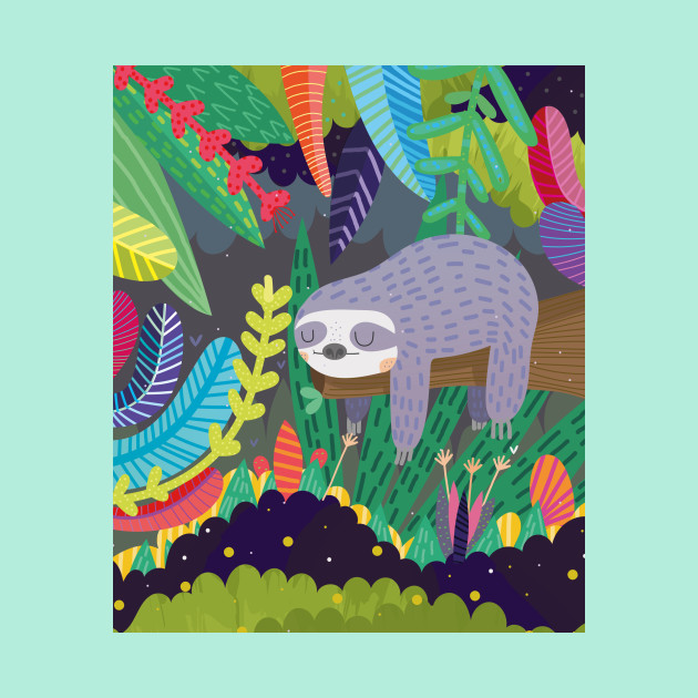 Sloth in nature - Sloth - Phone Case