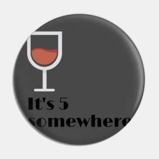 Wine time Pin