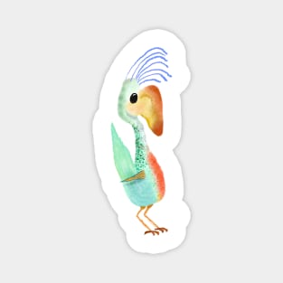 Blue-crested Dodo Magnet