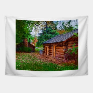 The Log Cabins Tapestry