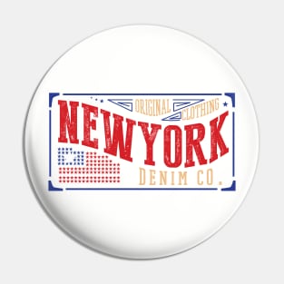 New York Original Denim Co Pin