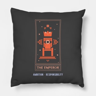 The Emperor, Ambition, Responsibility Pillow