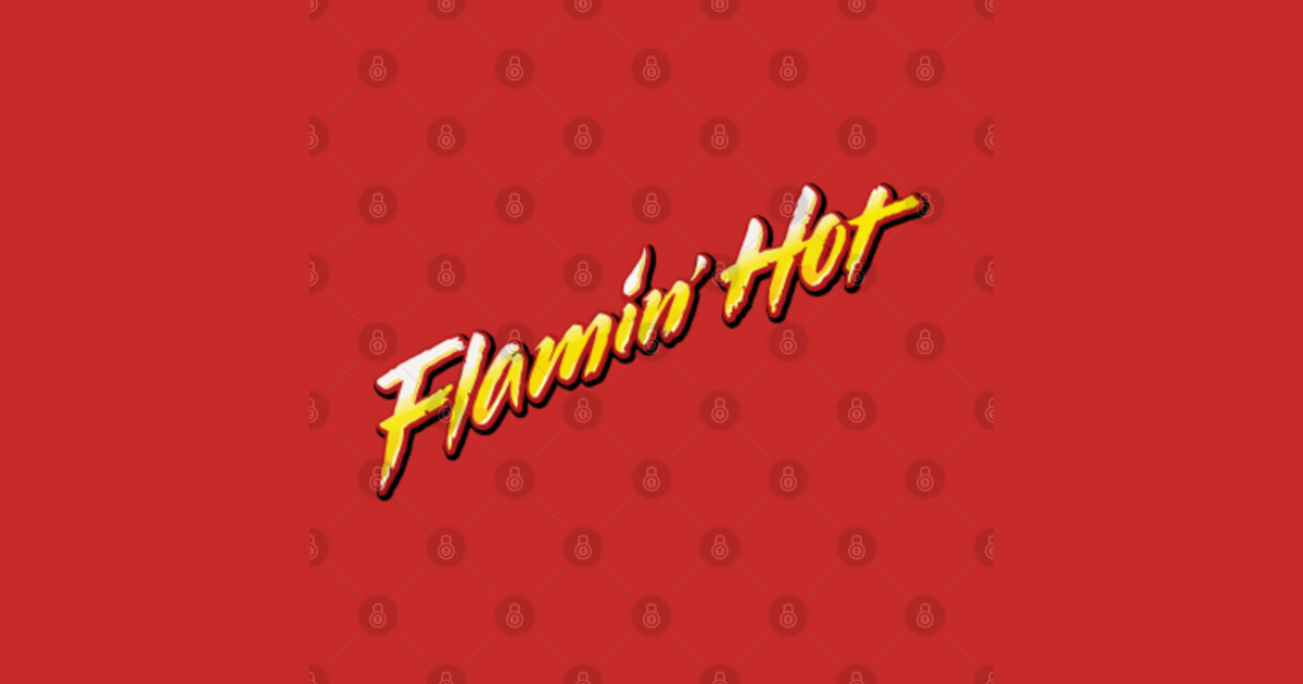 Flamin' Hot Logo Flamin Hot Sticker TeePublic