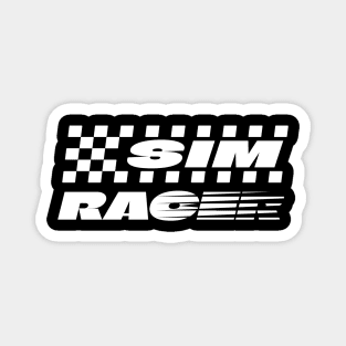 Sim Racer Simracing Simulator Gaming Magnet