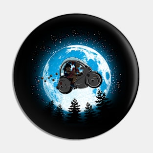 Moon biker Pin