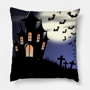 Vampire Castle Pillow