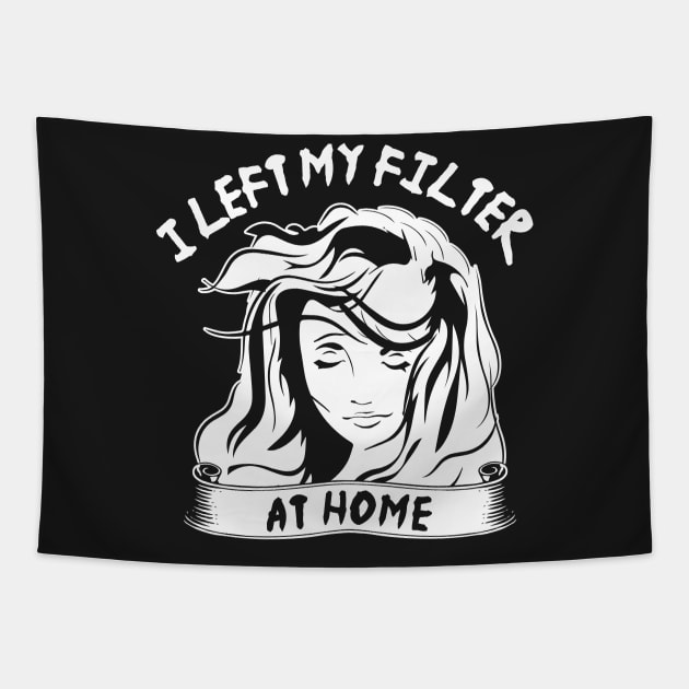 Left My Filter at Home Tapestry by jslbdesigns