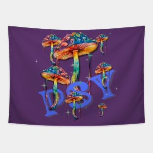 PSY.Magic Mushrooms Tapestry