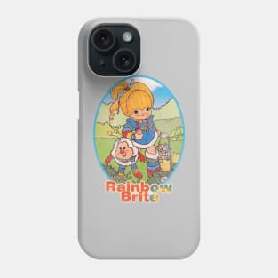 80s Happy Easter Rainbow Brite Distressed Phone Case