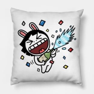 The Hard Life by Hozo - KakaoTalk Friend (Poppin' Bottles) Pillow