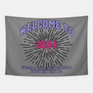 WELCOME TO 2024 TSHIRT Tapestry