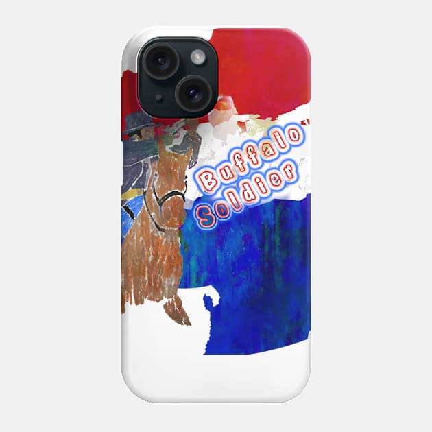 Buffalo Soldier Phone Case by djmrice