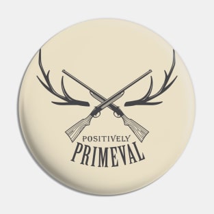 Positively Primeval - full-size for light-colored shirts Pin