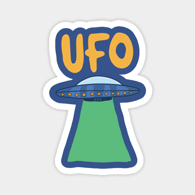 UFO Magnet by Antho