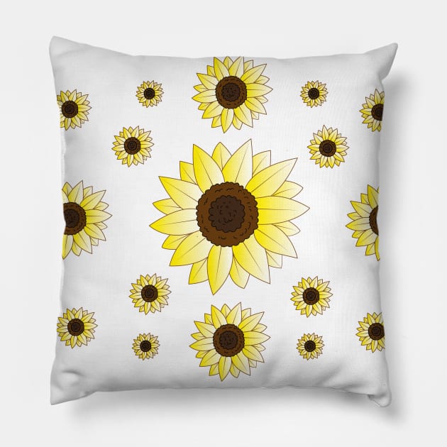 sunflower Pillow by Rose International