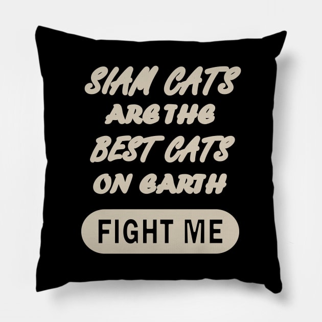 Siam cat mum lady kitten hat  hair Pillow by FindYourFavouriteDesign