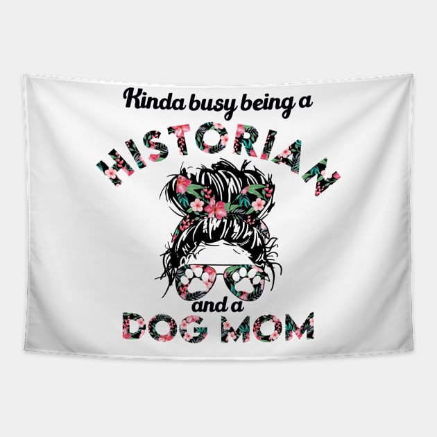 Historian job gift for dog lover girl . Perfect present for mother dad friend him or her Tapestry by SerenityByAlex