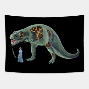 Steampunk T-Rex Tapestry