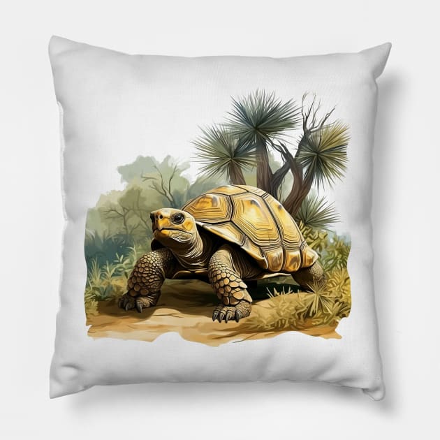 Giant Tortoise Pillow by zooleisurelife