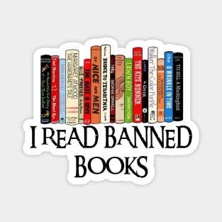 I Read Banned Books Magnet