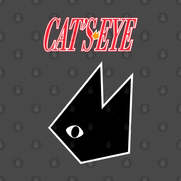 Cat's Eye - Anime original vintage logo by MiaouStudio