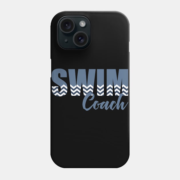 Chevron Swim Coach Phone Case by StacysCellar