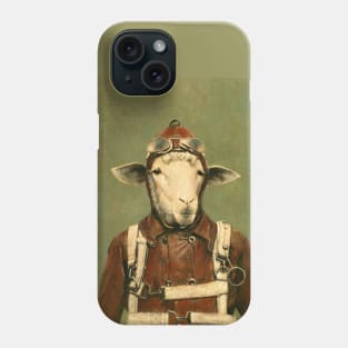 Vintage Aviator Sheep Phone Case