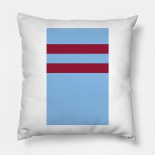 West Ham 1966 Claret Maroon Bars Away Pillow