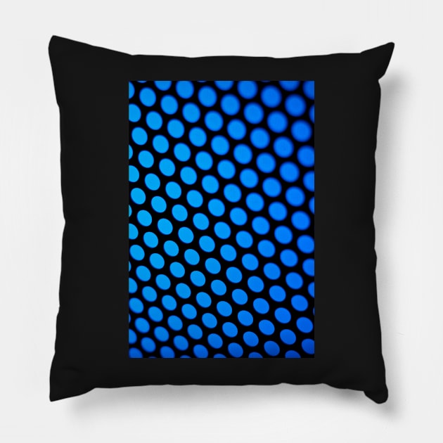 Metalic backlit shinny background Pillow by homydesign