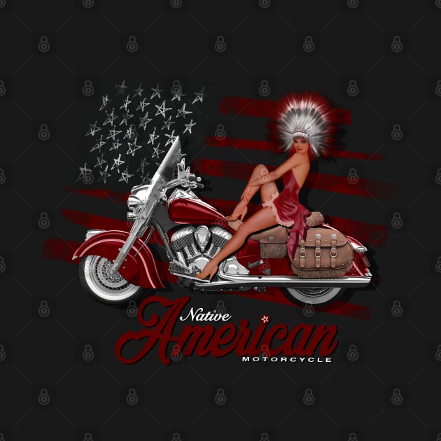 Legendary Native American Motorcycle by MotorManiac by MotorManiac