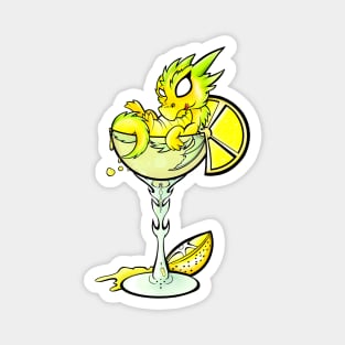 Lemon cocktail dragon Magnet