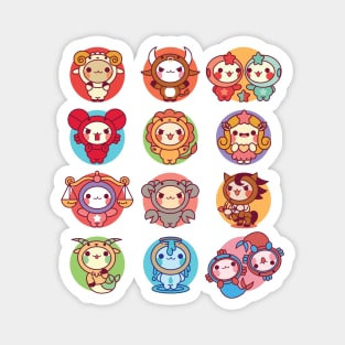 Kawaii Zodiac Magnet