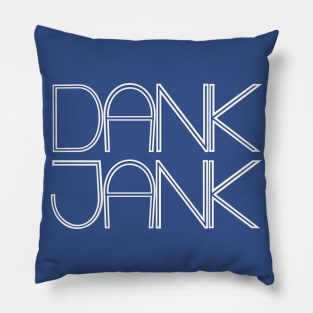 Dank Jank | MTG Janky Brew | White Font Pillow
