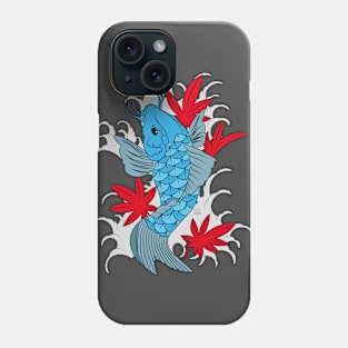 Blue_Koi_001 Phone Case