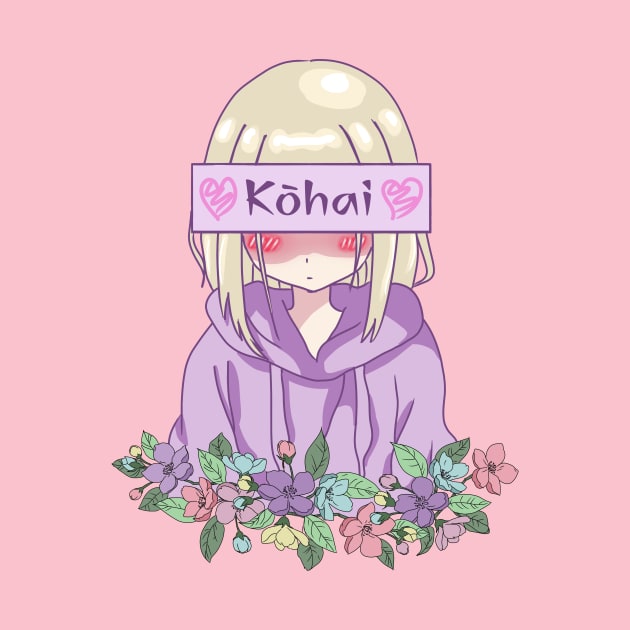 Kohai Kouhai Anime Girl by Mavis Fox