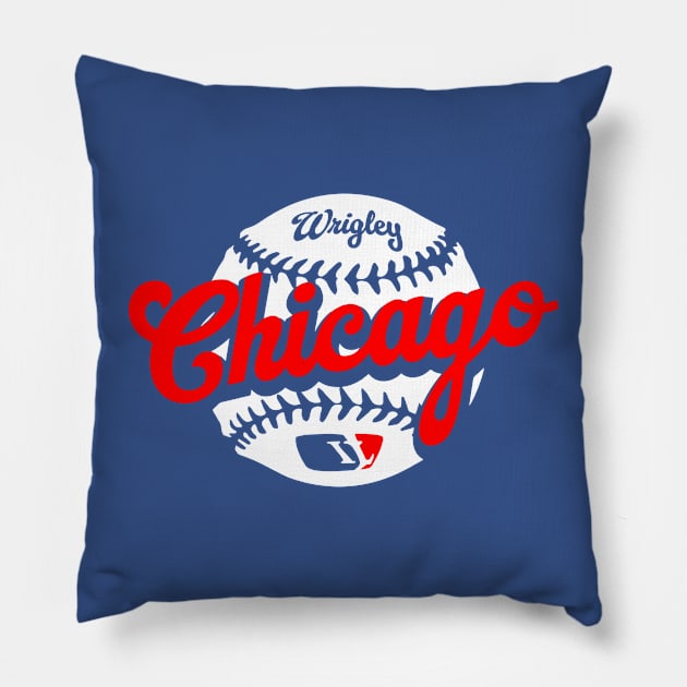 Chicago Baseball Pillow by Throwzack