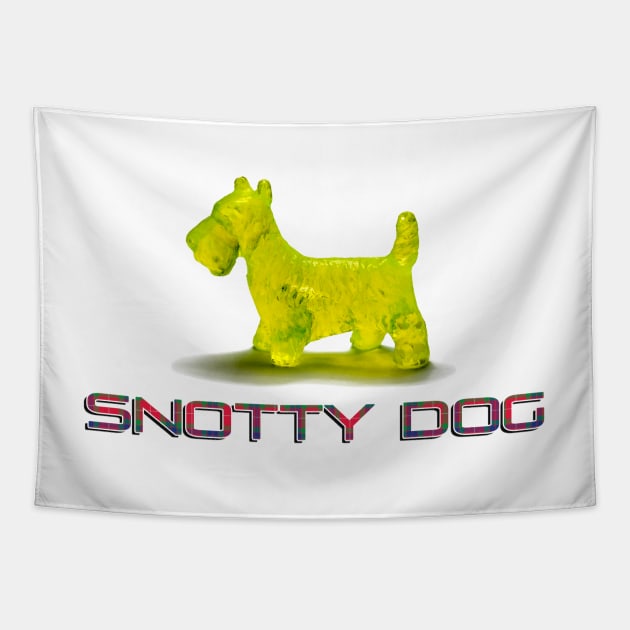 Snotty Dog Tapestry by Engineroommedia