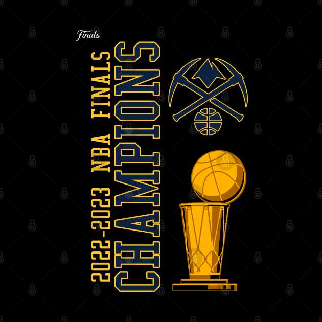 NBA CHAMPS by Buff Geeks Art