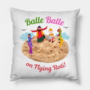 Balle Balle on flying ROTI! | Sky Bhangra | Funny Desi Pillow