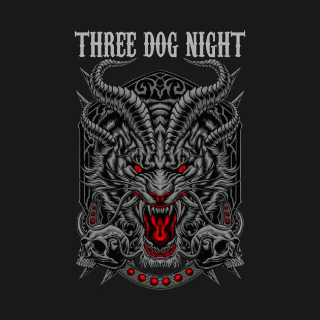 THREE DOG NIGHT BAND MERCHANDISE by Rons Frogss