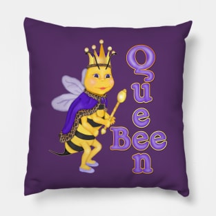 Funny Queen Bee Attitude Pillow