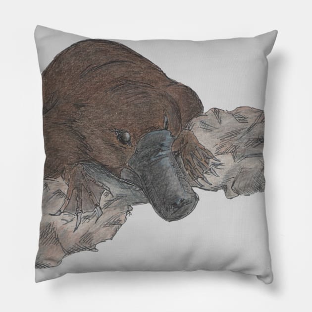 Little Aussie Platypus Pillow by AussieLogic