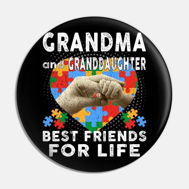 Grandma And Granddaughter Best Friends For Life Autism Pin by hony.white